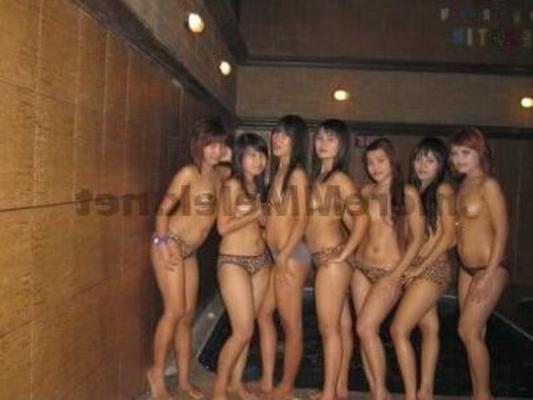 In the club
