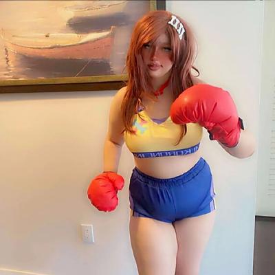 Inugami Korone Boxer Cosplay - 7 Pics