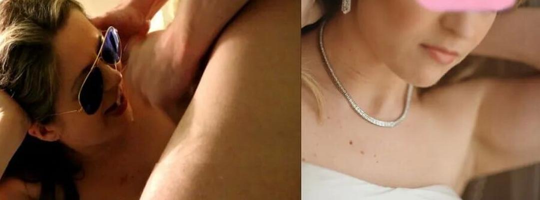 Blonde Bride - Clothed and Nude