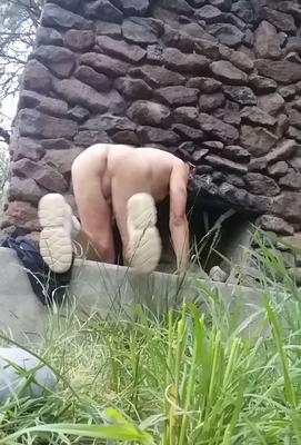 Naked outdoors