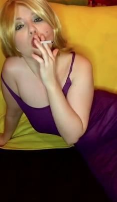 Smoking lady