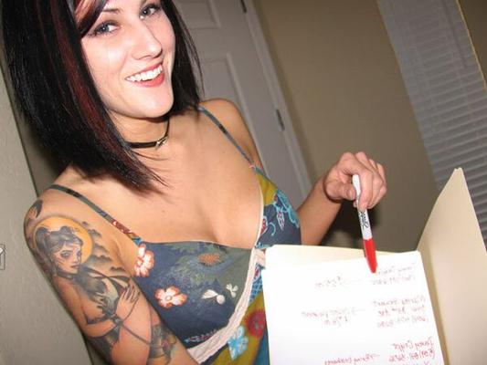 Hot Tattoed Babe