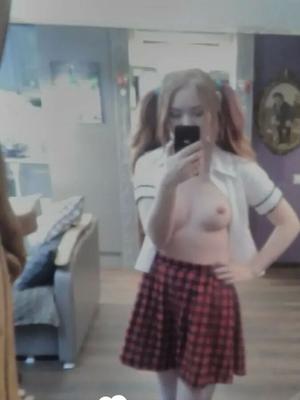 I got myself a naughty schoolgirl outfit