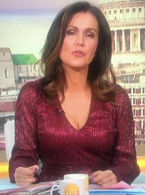 Susanna Reid Cock Teasing Us All Showing Off Her Cleavage