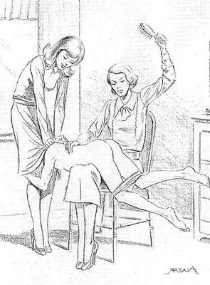Fashioned a Spanking Bench and a Paddle