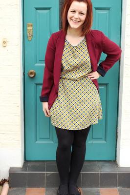 UK Wife-Next-Door Sally in Black Tights