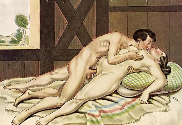 Эротические рисунки XIX века