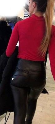 Black Leather Pants - by Redbull
