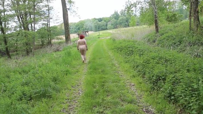 Hiking all naked