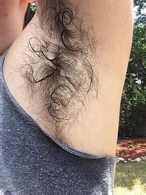 Panty bush, brazos, piernas, axilas y senderos peludos.