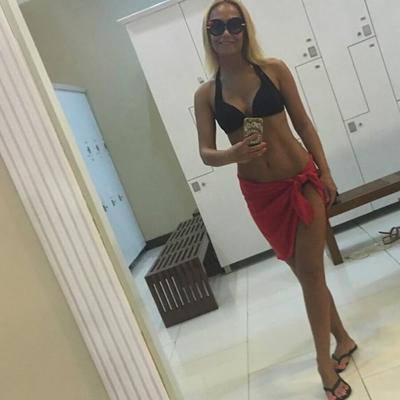 Beautiful sexy blonde milf