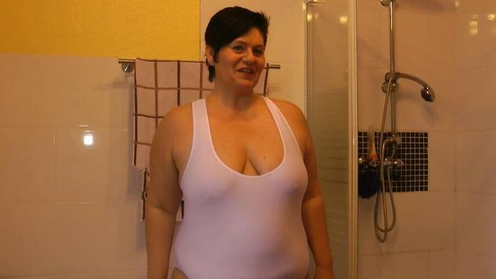 The white swimsuit :)