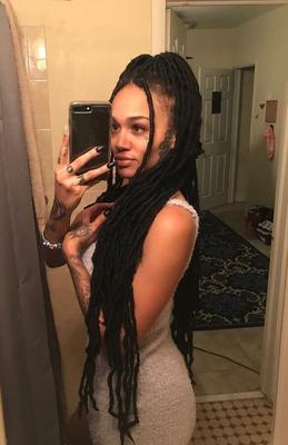 Dreaded hairy hot black Porn Star