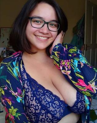 Nerdy glasses wearing females with big tits