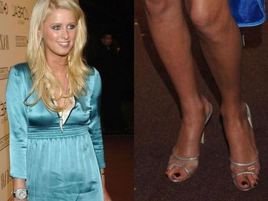 Nicky Hilton, jambes sexy, pieds et talons hauts
