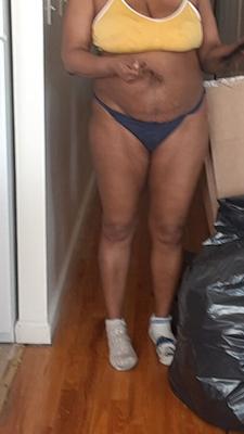 Quarantaine culotte de MILF noire