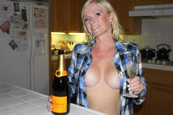 Blonde mom