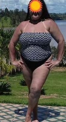 My chubby hot MIL yo in a sunny day