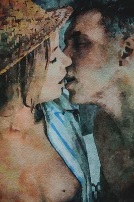 Digital Erotic Watercolor
