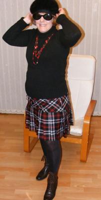 tartan skirt