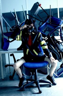 Crossdress cosplay badass pervert Takane Enomoto