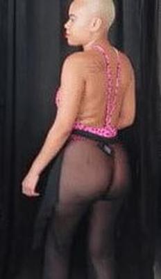 Schwarze transparente Hose VTL