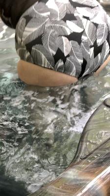 My wife Rose in hot tub