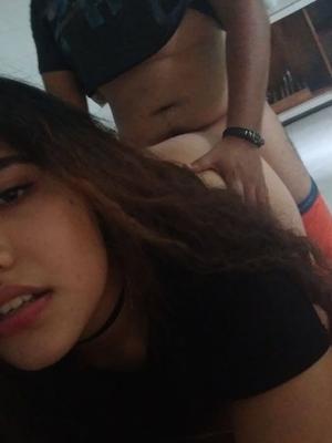 Novia gordita cogiendo