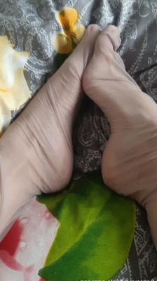 Nylon on my sexy legs