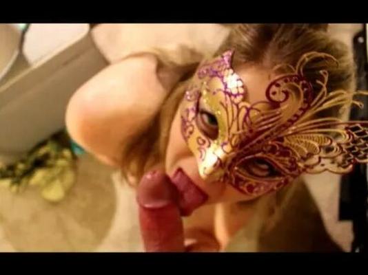 Blonde MILF Masquerade Mask