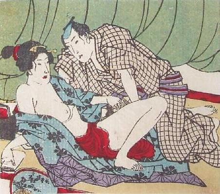 25P Japanese Shunga Art 5 - Utagawa School