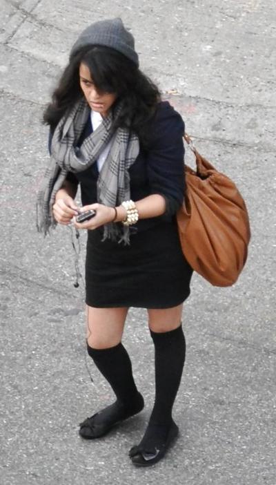 7P Harlem Girls in the Heat 458 New York  Miniskirt Pierced