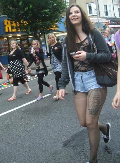 9P street candids 2