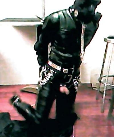 11P Leather Jerkoff Session