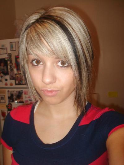 25P Blonde Sweet Emo Girl