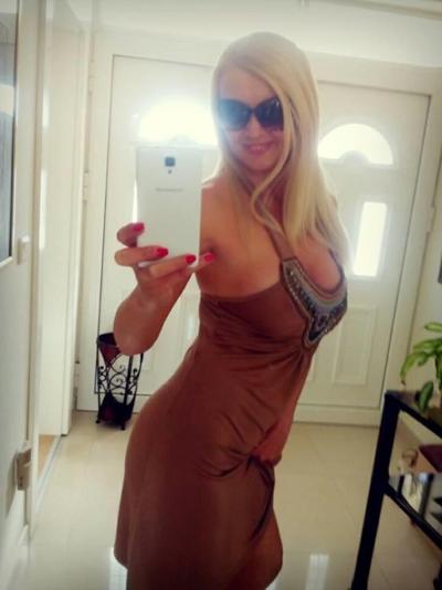 5P My Blonde Bimbo Mom Stolen Pics #3 ONLY FOR BIG BLACK COCKS