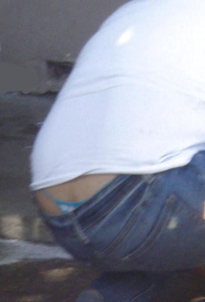 5P Neighbors Worn Light Blue Thong