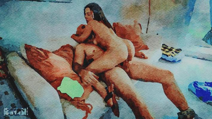 25P Erotic Digital Watercolor 26