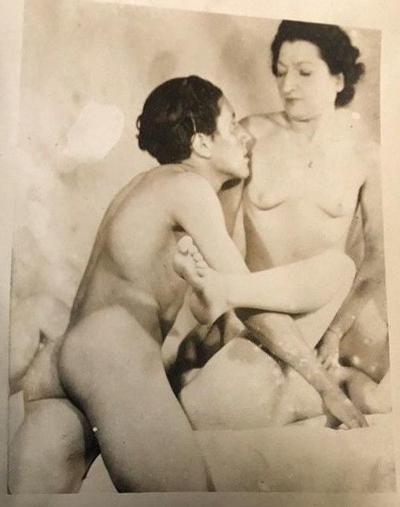 15P 1940s ffm threesome 2