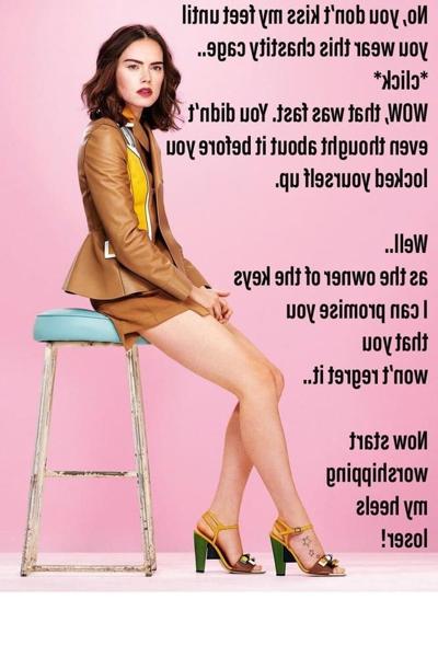 20P Celeb Femdom Captions 6 : sissy, CEI (taken from tumblr)