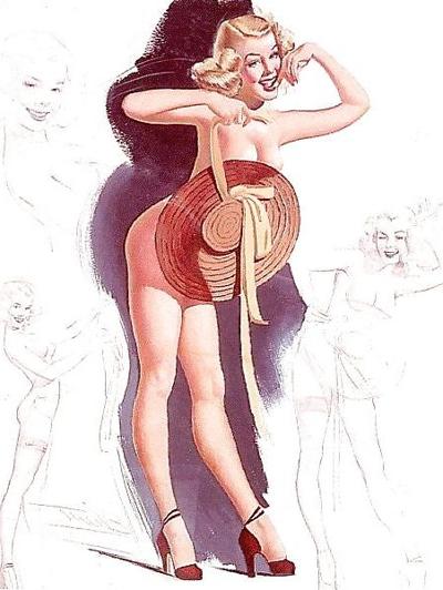 14P Vintage Pinups Freeman Elliot