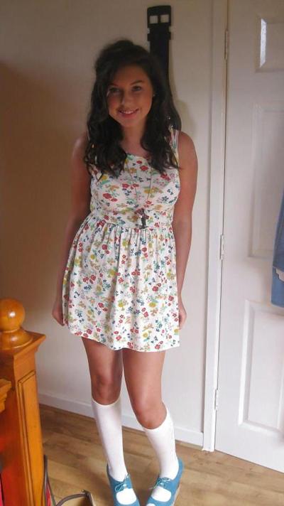 15P High heels on sexy teen