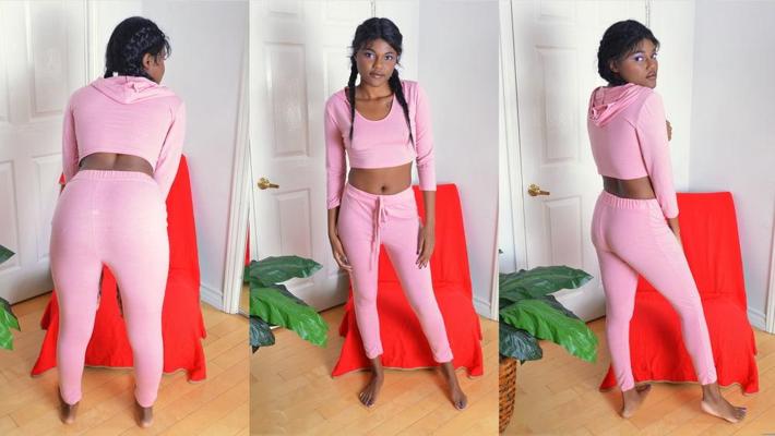 13P 素敵な女性のタイトな服のストリップ 21feb20