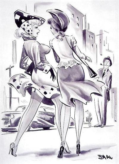 12P Vintage Pinups Jack Cole