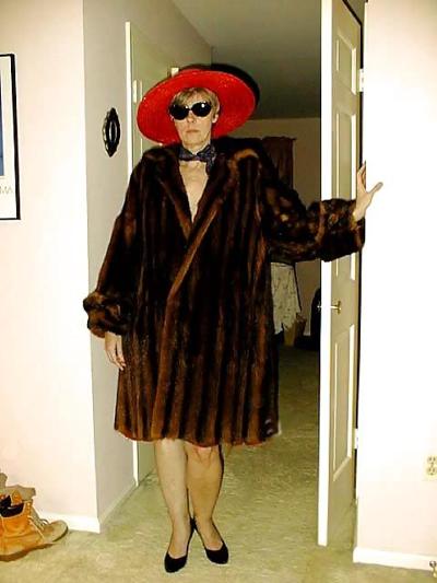 14P Mrs. Commish in and out of fur!