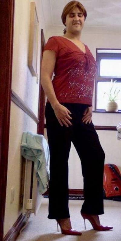 8P Red Top and Sexy Heels