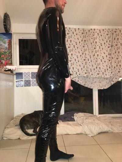 9P My new vinyl catsuit