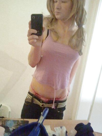 13P Young German Crossdress blond and dumb xD
