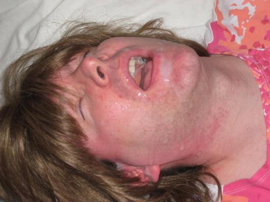 4P Lucy Sucking cock and cum facial from back in 2009