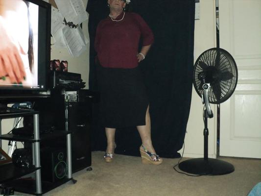 25P new dress and  other outfits and wedge heels and cage heels